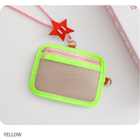 Customization Contrast color soft shell card holder Corporate Gifts