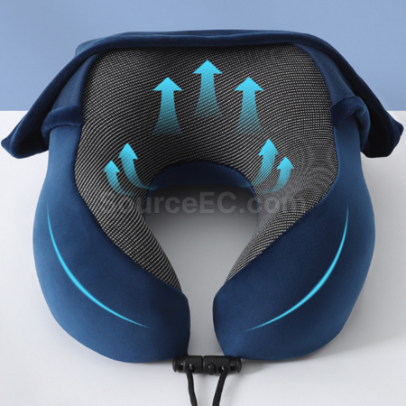 Customization Hooded neck-protecting U-shaped pillow Corporate Gifts