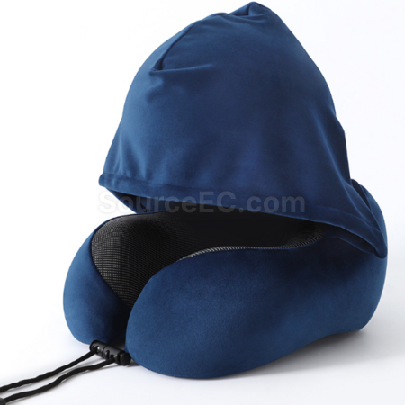 Customization Hooded neck-protecting U-shaped pillow Corporate Gifts