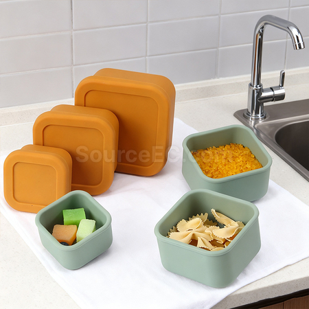 Customization Microwaveable silicone lunch box Corporate Gifts