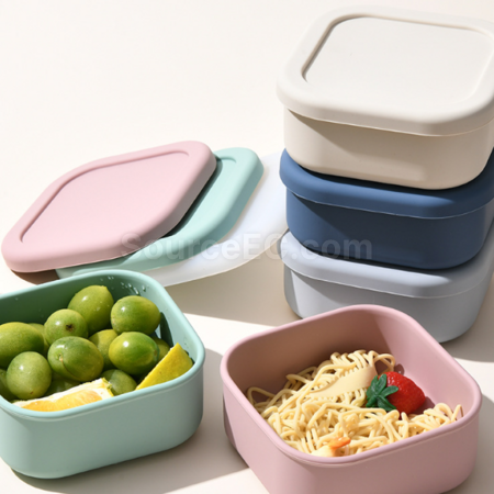 Customization Microwaveable silicone lunch box Corporate Gifts