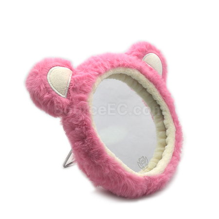 Customization Plush desktop makeup mirror Corporate Gifts