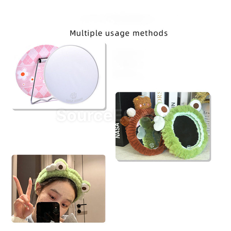 Customization Plush desktop makeup mirror Corporate Gifts