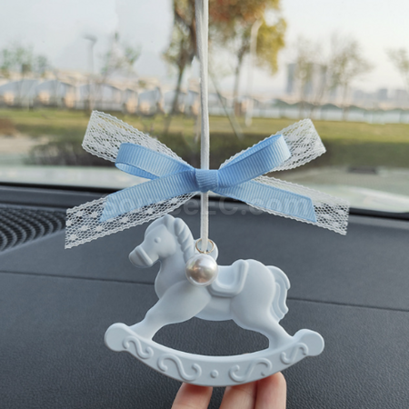 Customization Trojan horse gypsum aromatherapy tablet diffuser stone pendant Corporate Gifts