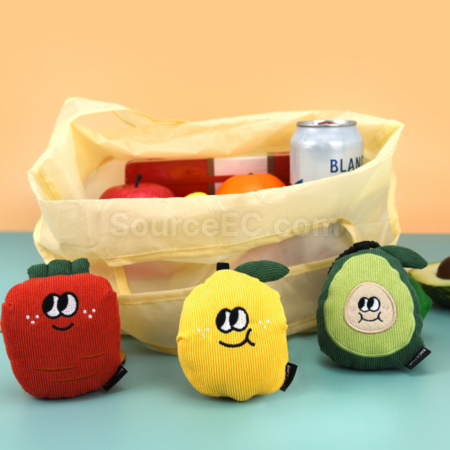 Customization Custom corduroy foldable shopping bag dolls Corporate Gifts