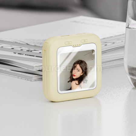 Customization 3C Certified Illuminated Makeup Mirror Power Bank Corporate Gifts