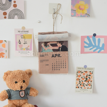 Customization Tear-off canvas calendar Corporate Gifts