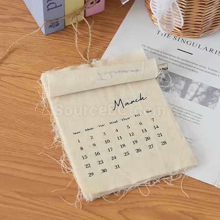 Customization Tear-off canvas calendar Corporate Gifts