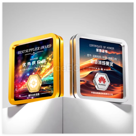 Customization Square Metal Crystal Trophy Corporate Gifts