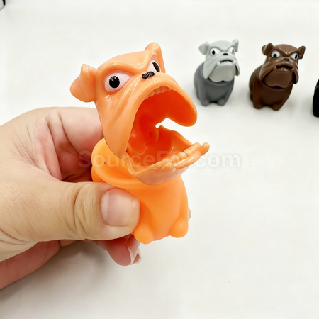 Evil Dog Head Squeeze Toy for Stress Relief