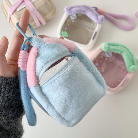 Customization Plush small house transparent doll bag storage bag Corporate Gifts