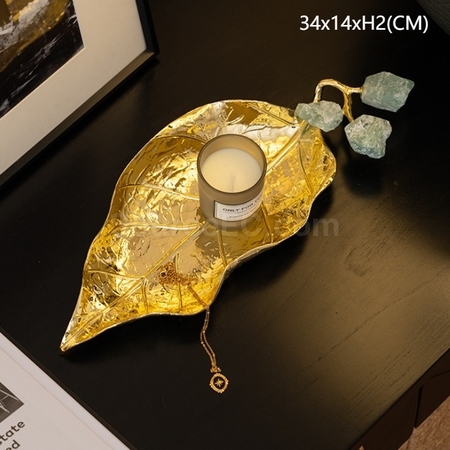 Customization Brass Gold Leaf Ornament Corporate Gifts