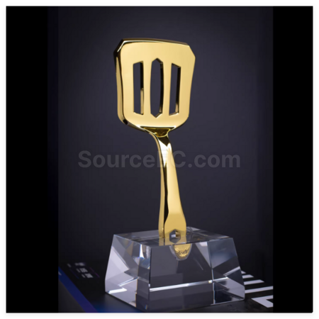 Customization Golden Shovel Trophy Corporate Gifts