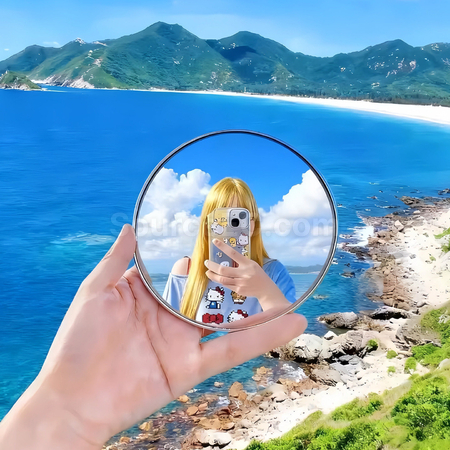Customization Travel Photography Essential: Swivel Mirror Corporate Gifts
