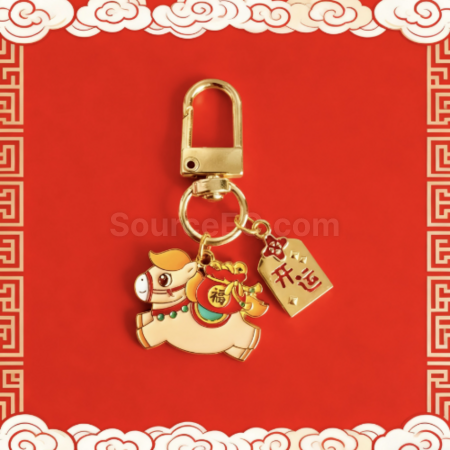 Customization Year of the Horse small horse keychain pendant Corporate Gifts