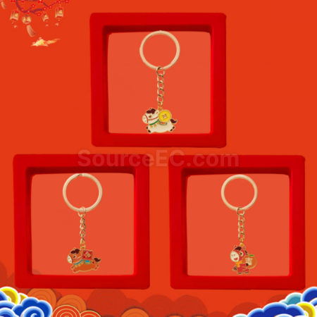 Customization Year of the Horse small horse keychain pendant Corporate Gifts