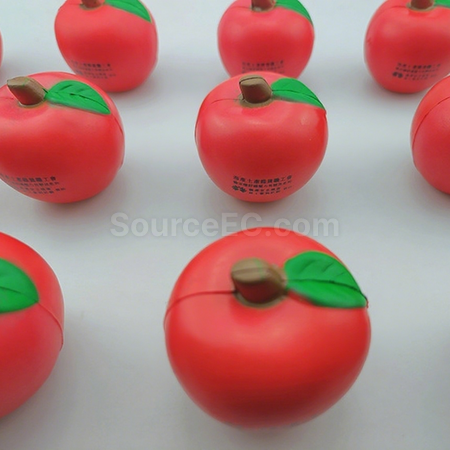Customization Apple stress ball squeeze toy Corporate Gifts