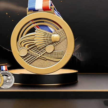 Customization Badminton medals Corporate Gifts