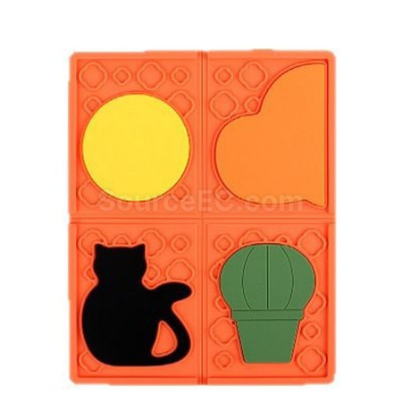 Customization Detachable silicone puzzle placemat Corporate Gifts