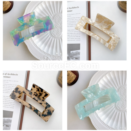 Customization Custom acetate claw hair clips Corporate Gifts