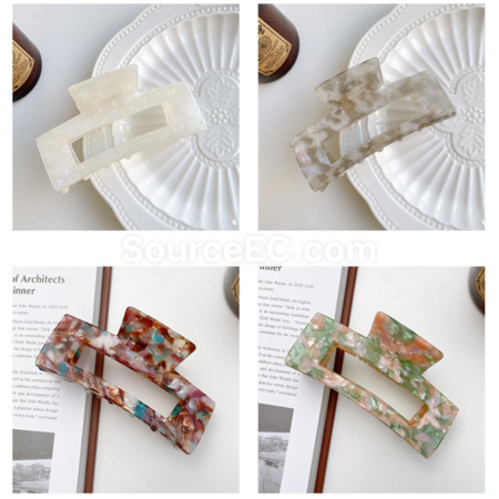Customization Custom acetate claw hair clips Corporate Gifts
