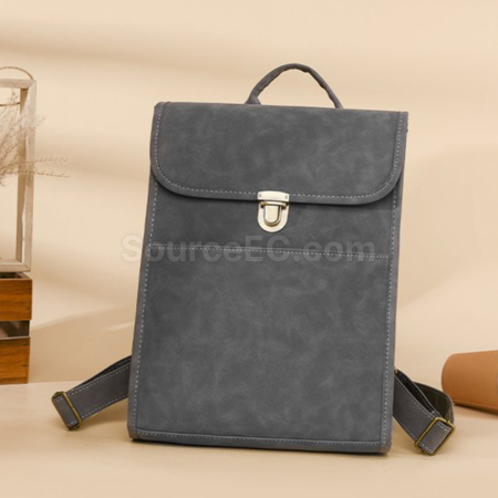 Customization 日韩风优雅电脑PU磨砂双肩包 Corporate Gifts