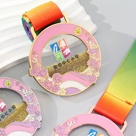 Customization Quicksand Metal Medal Corporate Gifts