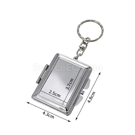 Customization Customizable Folding Vanity Mirror Keychain Corporate Gifts