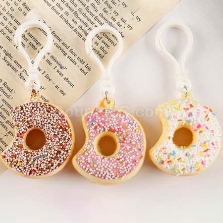 Customization Donut squeeze stress-relief toy keychain Corporate Gifts