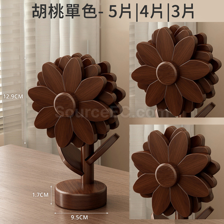 Customization Sunflower Wooden Heat-Resistant Mat Corporate Gifts