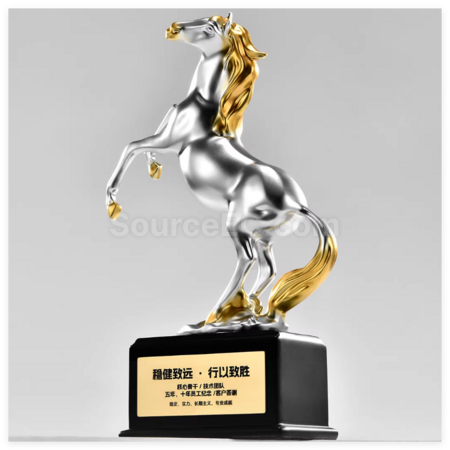 Customization Creative Horse-Shaped Trophy Corporate Gifts