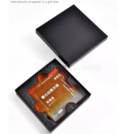 Customization High-End Gradient Creative Ligsaw Puzzle Crystal Trophy Corporate Gifts