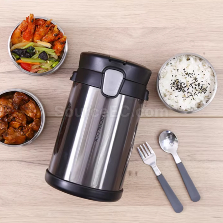 Customization Lock & Lock Large Capacity Stainless Steel Insulated Multi-Layer Lunch Box Corporate Gifts