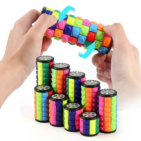 Decompression Cylindrical Rubik's Cube