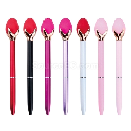Rose-Shaped Ballpoint Pen