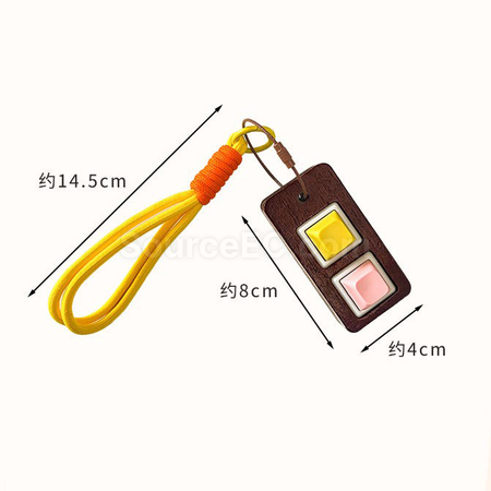 Customization Wooden Pressure Relief Key Pendant Corporate Gifts