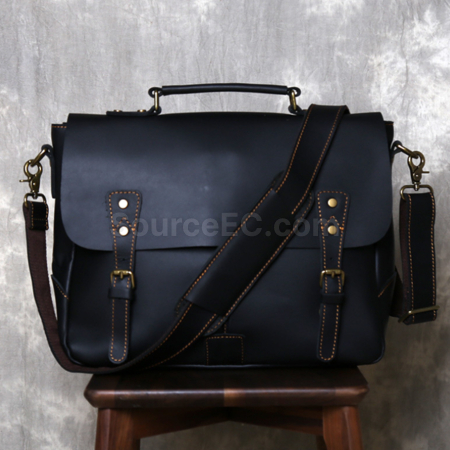 Customization Retro Genuine Leather Briefcase Corporate Gifts