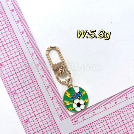 Customization World Cup football peripheral souvenir metal keychain pendant Corporate Gifts