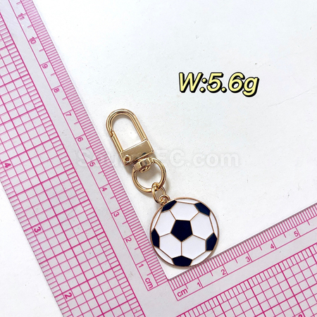 Customization World Cup football peripheral souvenir metal keychain pendant Corporate Gifts