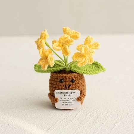 Customization Knitted flower plant pot Corporate Gifts