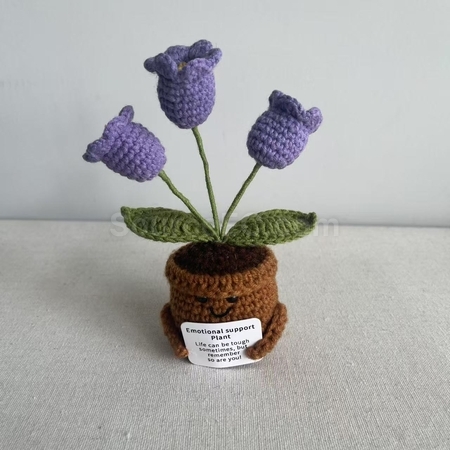 Customization Knitted flower plant pot Corporate Gifts