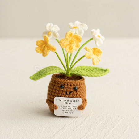 Customization Knitted flower plant pot Corporate Gifts