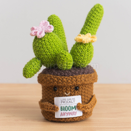 Customization Knitted flower plant pot Corporate Gifts