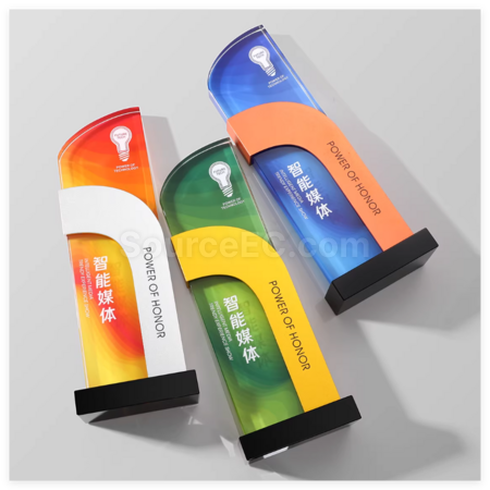 Customization Creative Metal Crystal Trophy Corporate Gifts