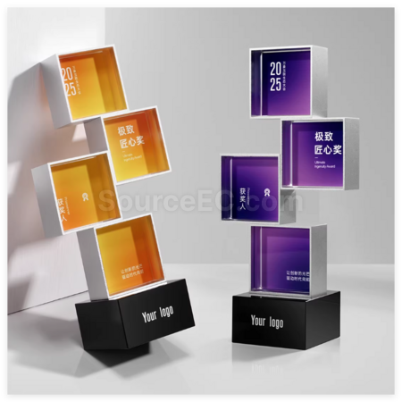Customization Metal Crystal Trophy Corporate Gifts