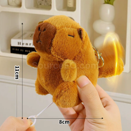 Customization Capybara plush doll keychain Corporate Gifts