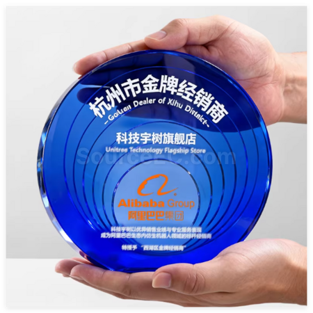Customization Crystal Commemorative Plate Corporate Gifts