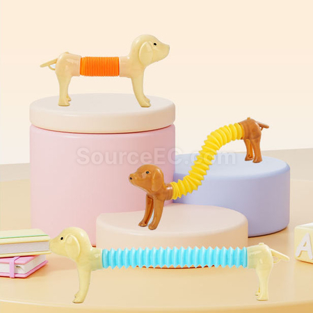 Customization Stretchy Dog Stretching Stress Relief Toy Corporate Gifts