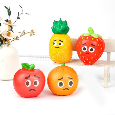 Customization Simulation fruit slow rebound squeeze decompression toy Corporate Gifts