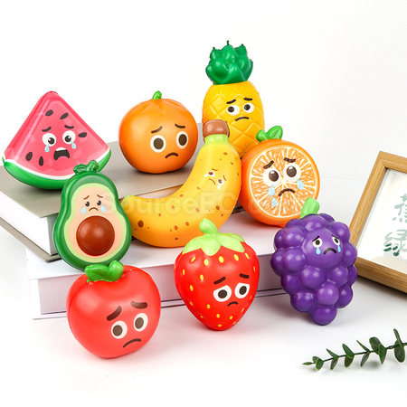 Simulation fruit slow rebound squeeze decompression toy
